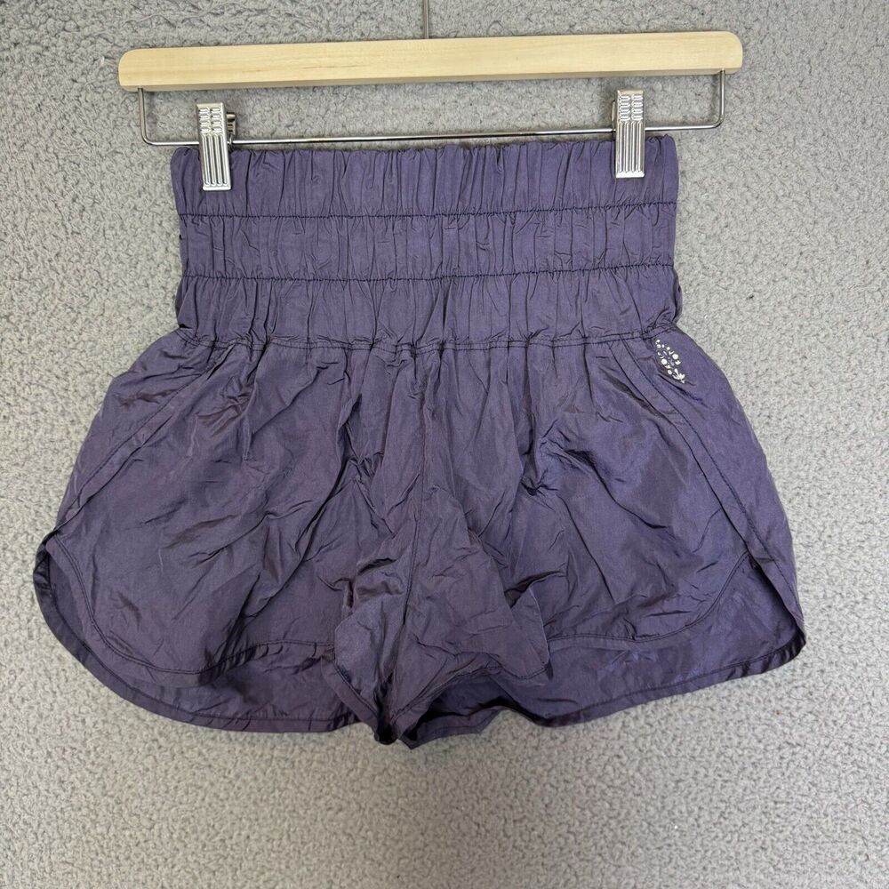Free People Movement Shorts Womens S Purple The Way Home Brushed Apricot Workout